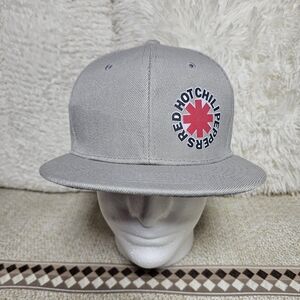 Red Hot Chilli Peppers Cap  Gray Logo Unbranded